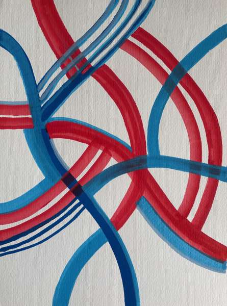 Problem Solving, 30x20 cm, acrylic marker on paper