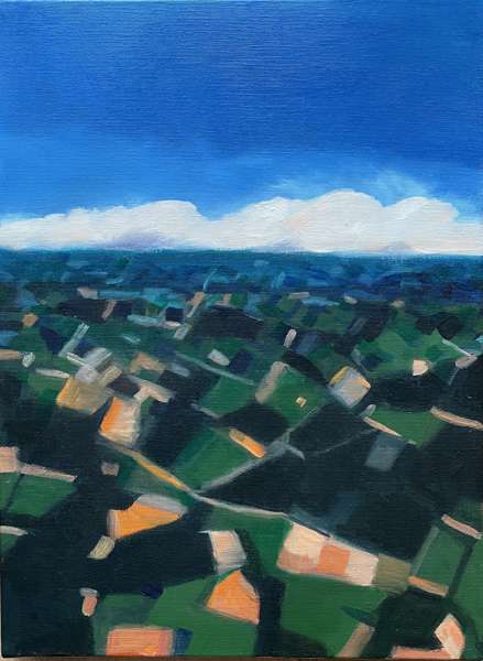 Dare to Fly, oil on canvas 40x30 cm